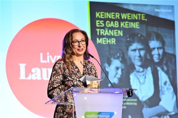 Inna Ganschow entschied die Kategorie „Sachbuch“ für sich
