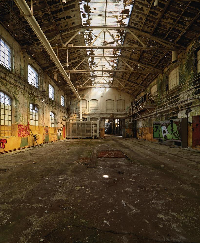 Innenansicht eines Teils der Werkstätten, die allgemein als „Handwierkergaass“ (...