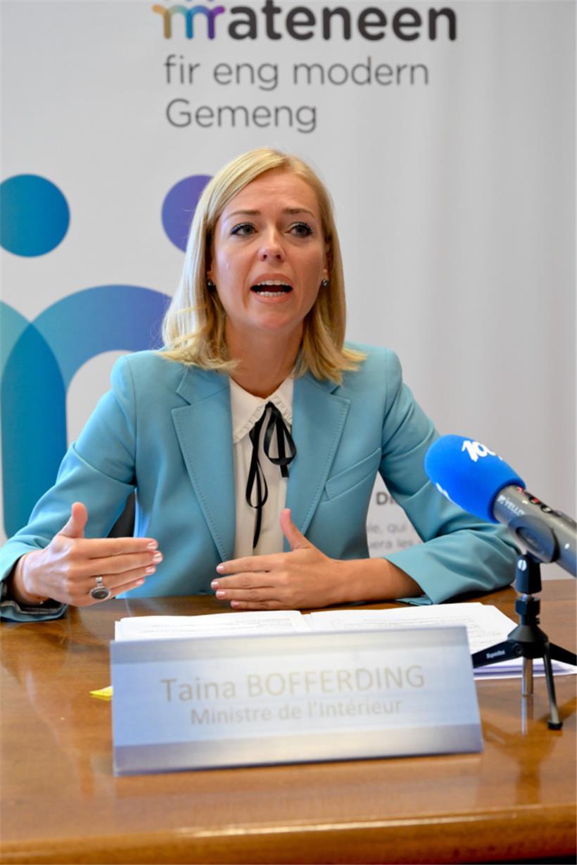 Innenministerin Taina Bofferding
