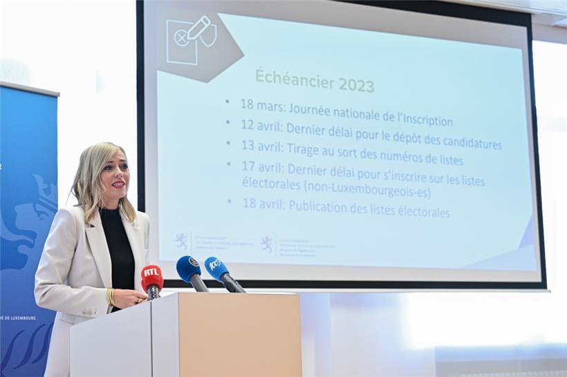 Innenministerin Taina Bofferding (LSAP)
