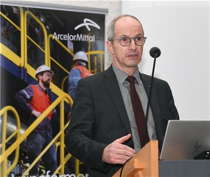 Innerhalb des Konzerns ArcelorMittal ist Roland Bastian zuständig für den Standort Luxemburg
