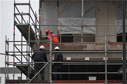 Insbesondere in der Baubranche gibt es einen Rückgang der Zahl offener Stellen

