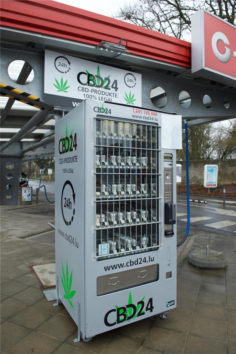 Insgesamt 18 dieser Automaten stehen in ganz Luxemburg
