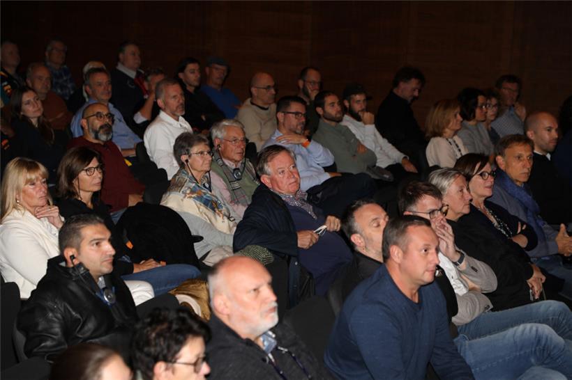 Interessiertes Publikum bei der Versammlung am Mittwoch: Ein wichtiges Thema war...