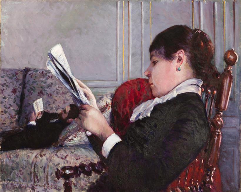 „Intérieur [Intérieur, femme lisant]“, 1880
