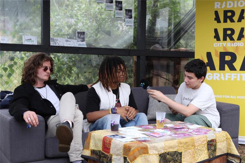 Interview-Lounge von Radio Ara