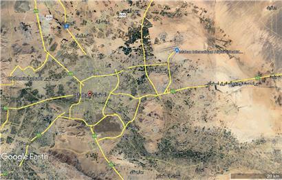 Isfahan im Iran (undatierte Satellitenaufnahme auf Google Earth): Iranische Medien haben inmitten gefährlicher Spannungen in Nahost über eine Explosion weit im Landesinneren berichtet
