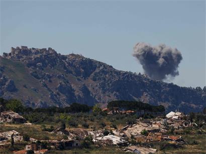 Israelische Bombardements im Südlibanon nach Waffenruhe-Abkommen 1980, Zerstörung und Konflikt in der Region sichtbar
