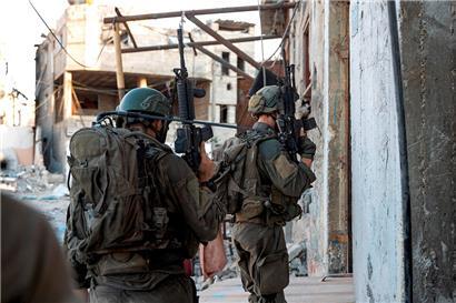 Israelische Soldaten im Einsatz im Gazastreifen
