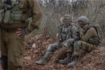 Israelische Soldaten in der südlibanesischen Kleinstadt Naqoura (Nakura) an der Grenze zu Israel
