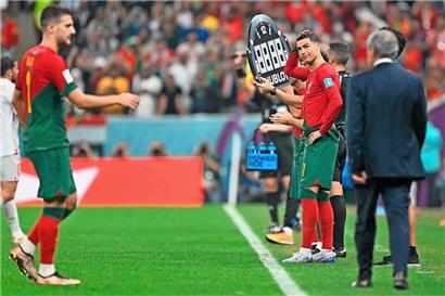 Ist CR7 auch im Viertelfinale nur Ersatz?

