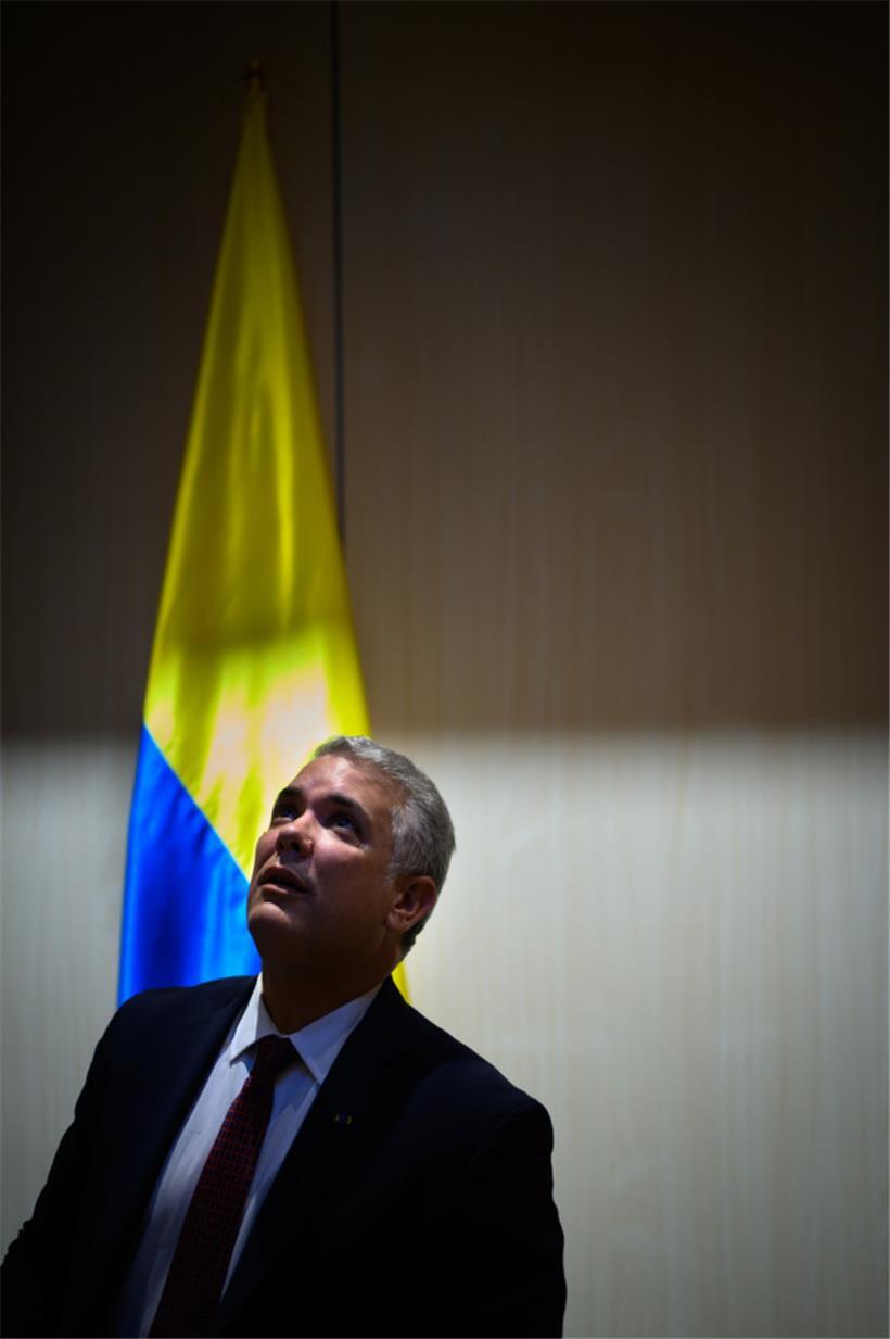 Iván Duque polarisiert
