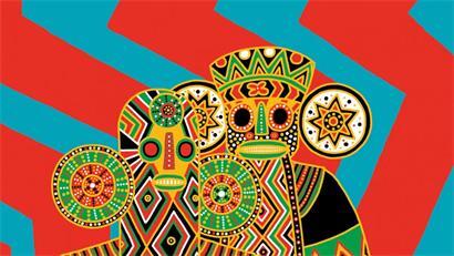 Le logo du festival IYA AFIRIKA à la Kulturfabrik à Esch