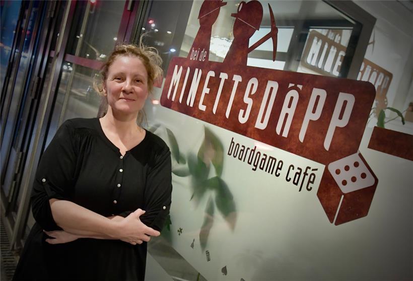 Jacqueline Poupart ist die Inhaberin des ersten Luxemburger Brettspielcafés
