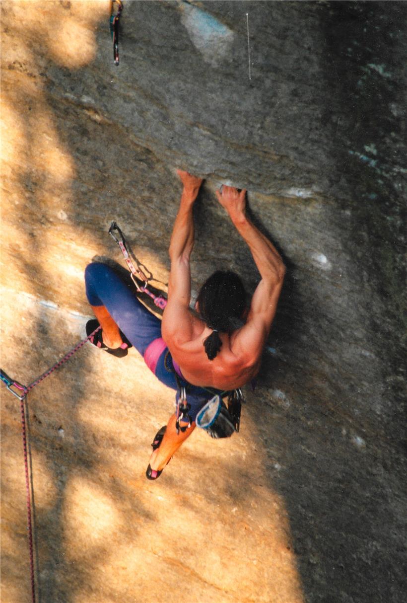 Jacques Welter klettert seit seinem 17. Geburtstag regelmäßig
