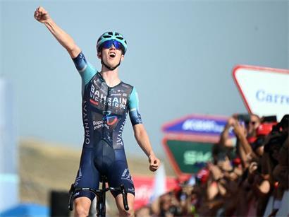 Jakob Omrzel aus Slowenien gewann die Vuelta-Etappe am Donnerstag