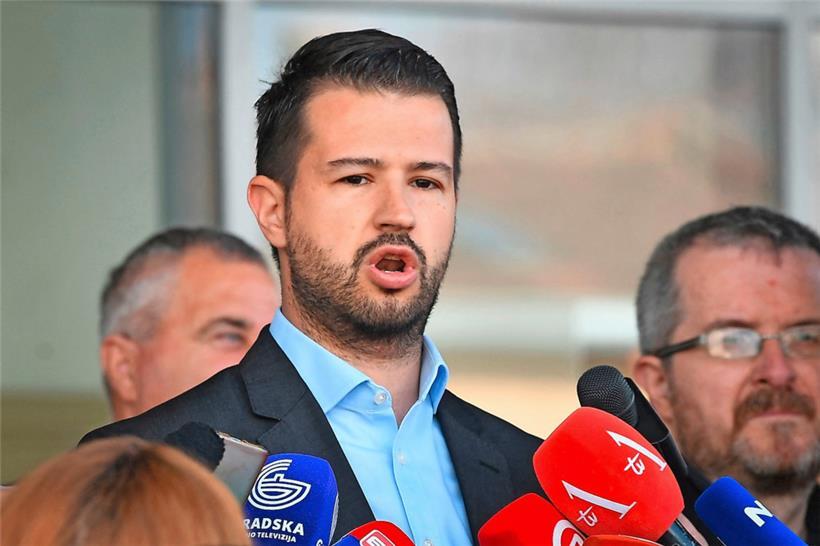 Jakov Milatovic dürfte laut den ersten Hochrechnungen nächster Präsident in Montenegro werden
