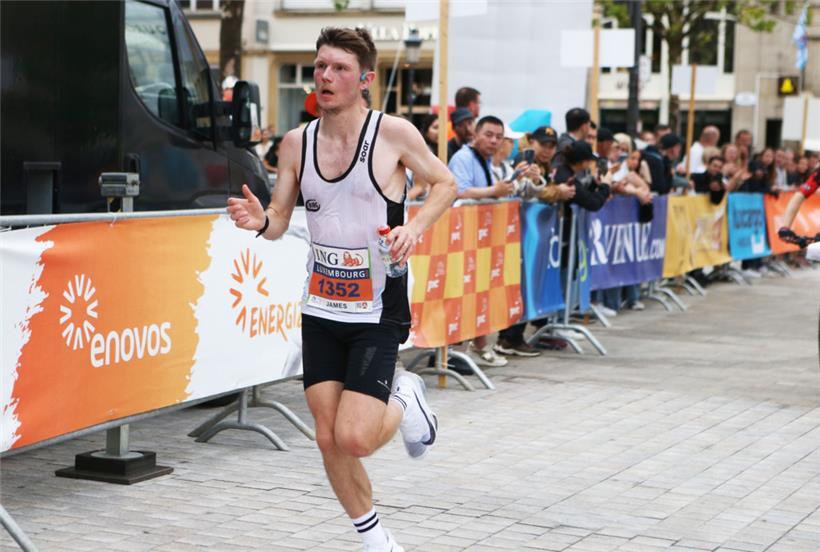James Dunn, der neben der britischen auch die luxemburgische Nationalität besitzt, gewann den Marathon
