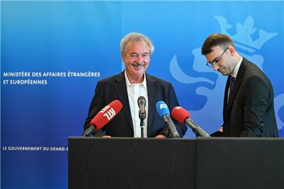 Jean Asselborn bei einer Pressekonferenz im vergangenen Jahr im Außenministerium
