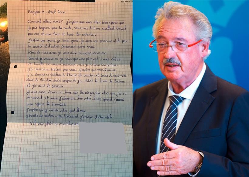 Jean Asselborn hat den Brief am Montag auf Facebook veröffentlicht

