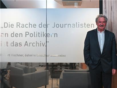 Jean Asselborn in den Redaktionsräumen des Tageblatt im vergangenen Herbst
