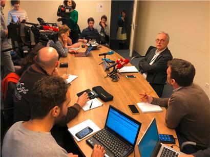Jean-Claude Schmit, Generaldirektor des Luxembourg Institute of Health, informiert zur aktuellen Lage in Sachen Covid-19
