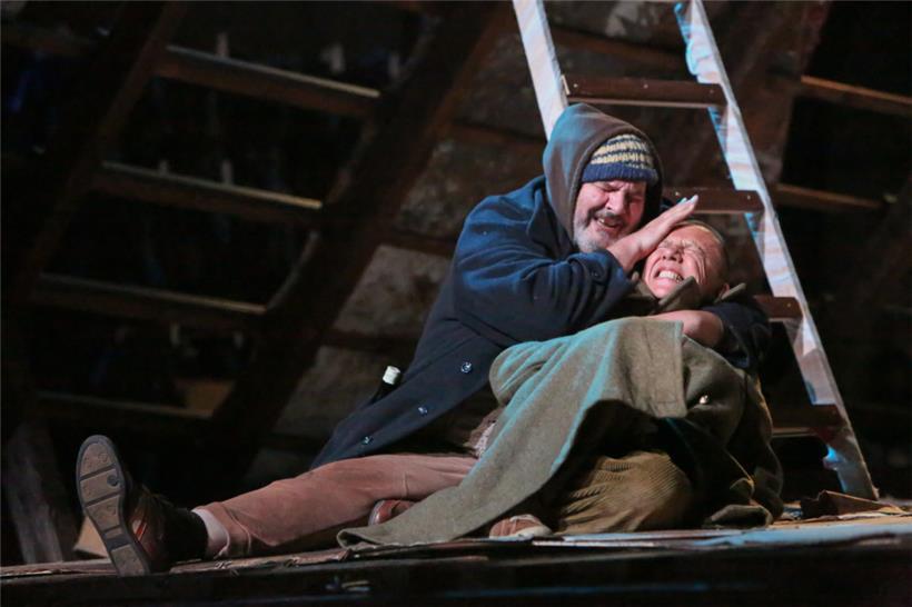 Jean-François Wolff et Denis Jousselin dans „Bas fonds“

