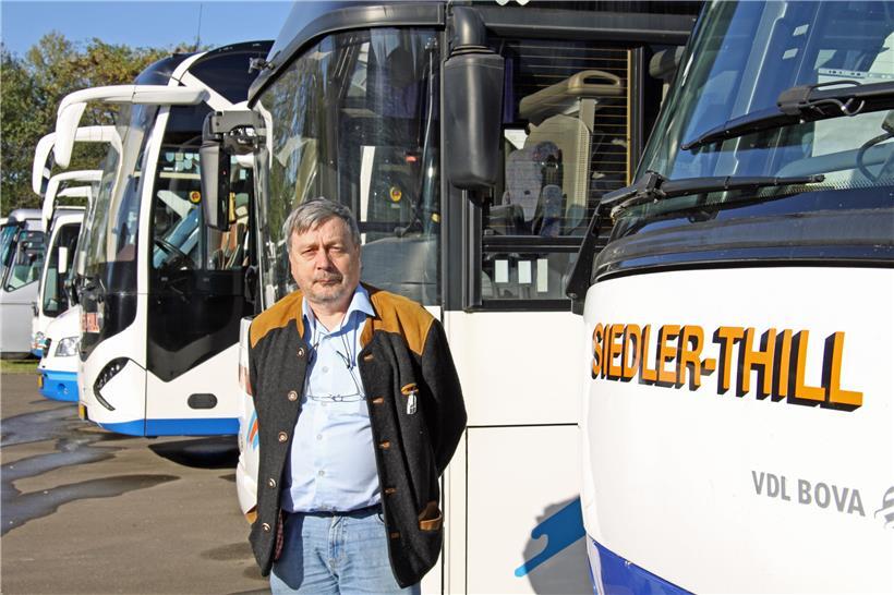 Jean-Jacques Siedler vom Busunternehmen Siedler-Thill
