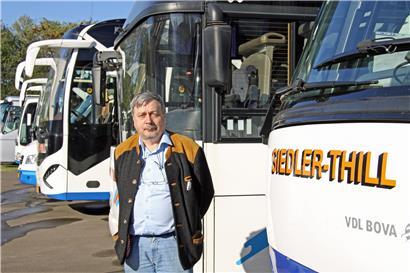 Jean-Jacques Siedler vom Busunternehmen Siedler-Thill
