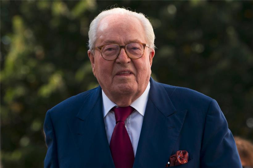 Jean-Marie Le Pen, Gründer der französischen rechtsextremen Partei Front National (FN)
