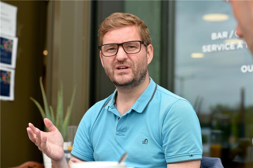 Jean-Michel Campanella setzt sich gegen die Zwangsräumung in der rue Glesener ein
