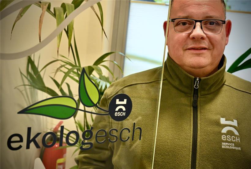 Jeannot Behm ist Verantwortlicher des „Service écologique“ der Stadt Esch und kümmert sich unter anderem um die Umsetzung des Klimapakts 2.0 und des Naturpakts
