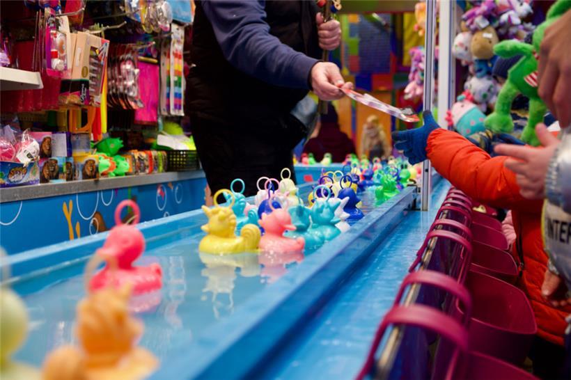 Jede gefangene Ente bringt einen kleinen Gewinn