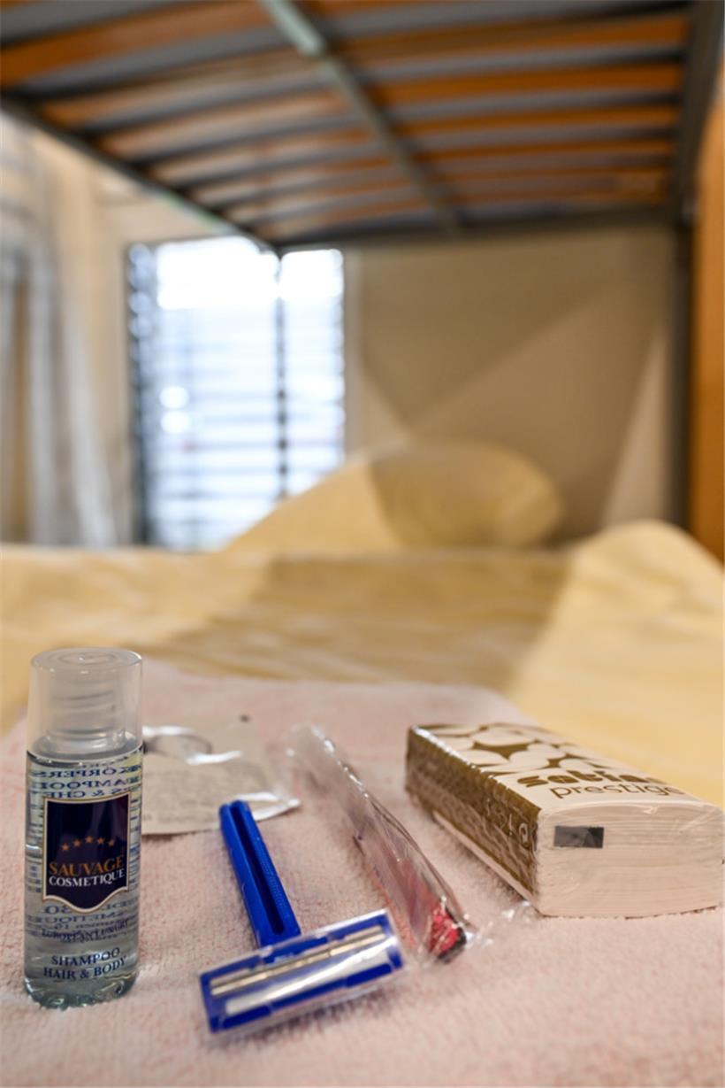 Jeder Begünstigte erhält Hygieneartikel
