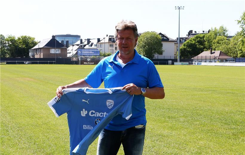 Jeff Saibene verschwand nach der Pressekonferenz gleich zur ersten Trainingseinheit mit seiner neuen Mannschaft
