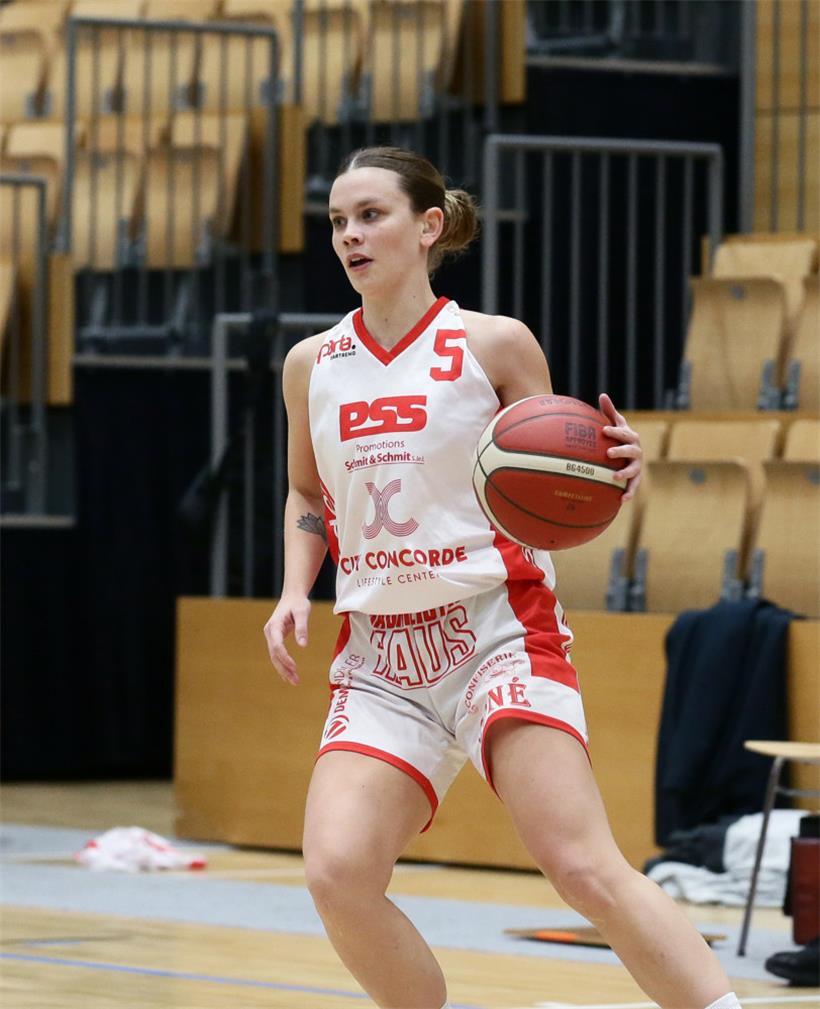 Jenna Wolf brauchte etwas Zeit, um sich an den neuen Spielstil bei der Sparta zu gewöhnen
