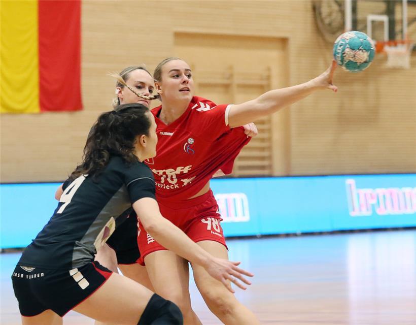 Jenny Zuk war mit sechs Treffern die beste luxemburgische Schützin
