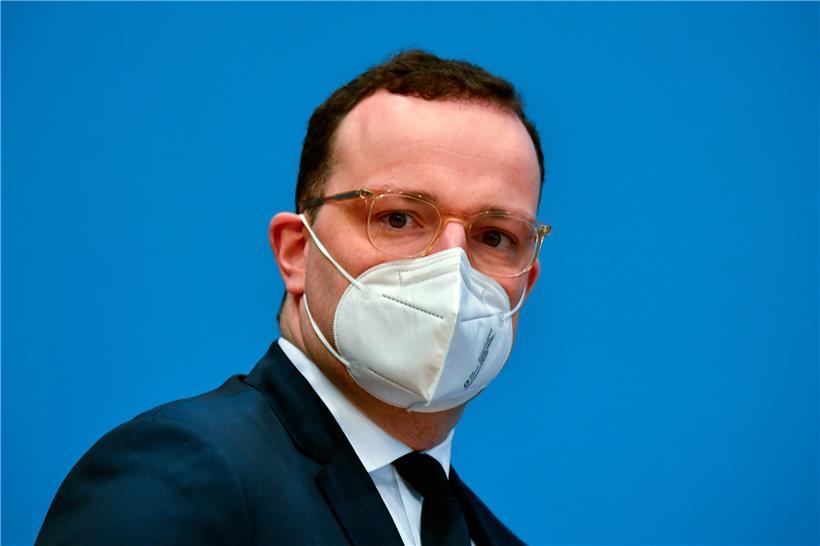 Jens Spahn mit Maske: Deutschlands Gesundheitsminister hat in der Pandemie Sympathiepunkte dazugewonnen

