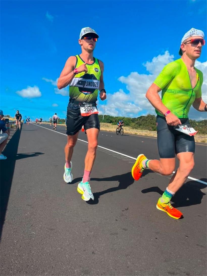 Jérôme Ewen blieb weit unter zehn Stunden und holte damit die beste Zeit des Teams X3M Snooze
