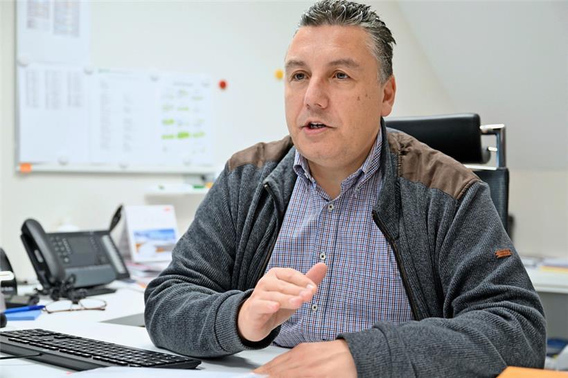 Jérôme Laurent (49) ist 2016 für seinen Vorgänger Gust Stefanetti ins Rathaus na...