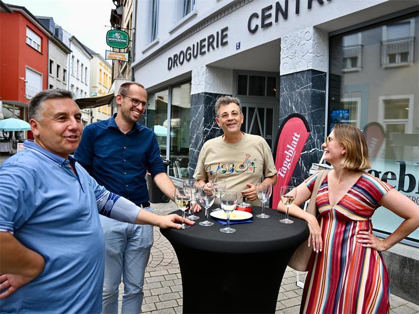 Jérôme Laurent, Chris Schleimer, Marc Krier, Michelle Cloos (v.l.)