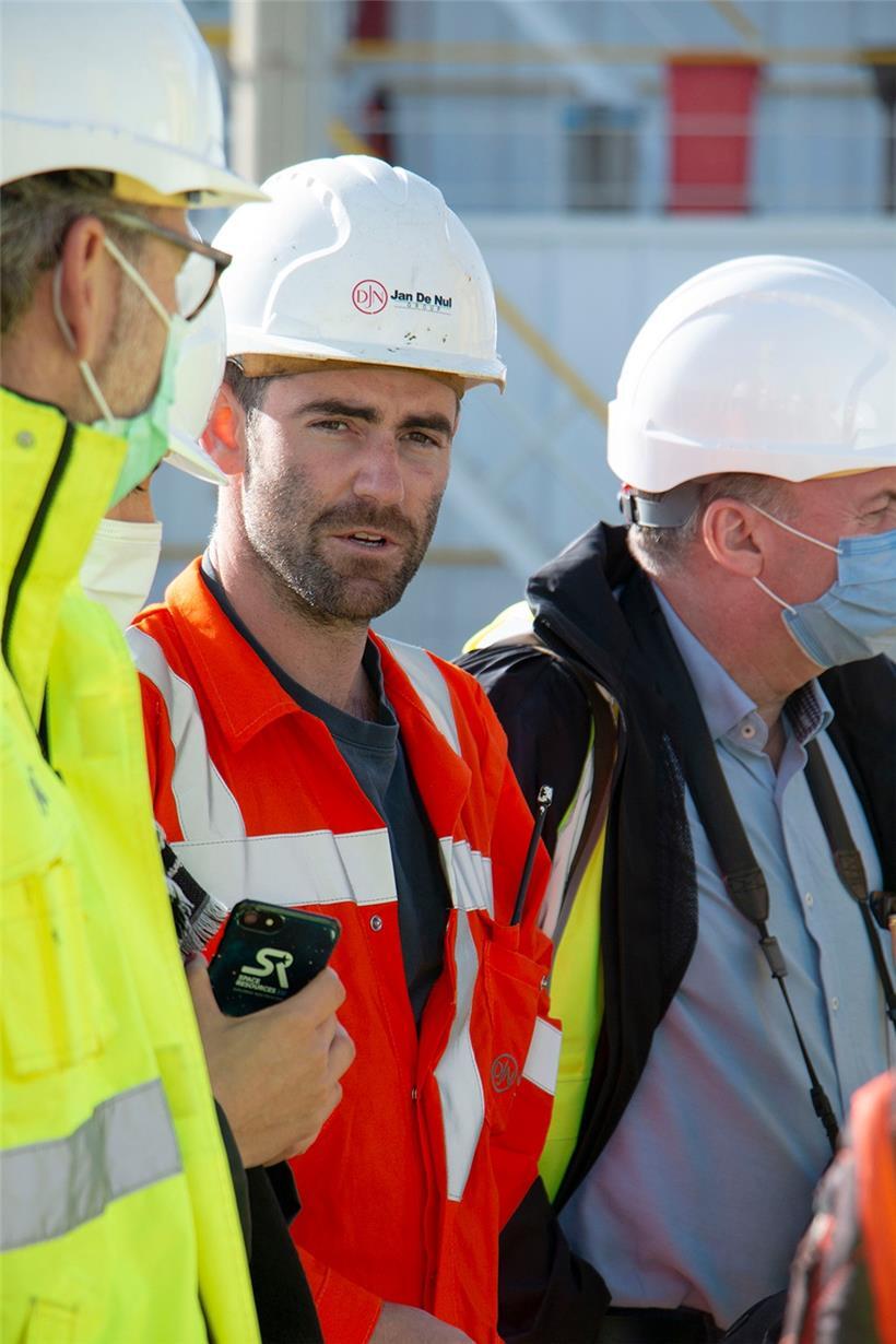 Jesper Briers ist der zweite Steuermann an Bord der „Sanderus“
