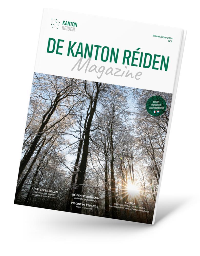 Jetzt hat auch der Kanton Réiden sein eigenes Magazin. Viermal pro Jahr soll es erscheinen.
