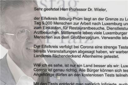Joachim Streit will klarmachen, dass nicht alle einverstanden sind mit den Regelungen in Deutschland
