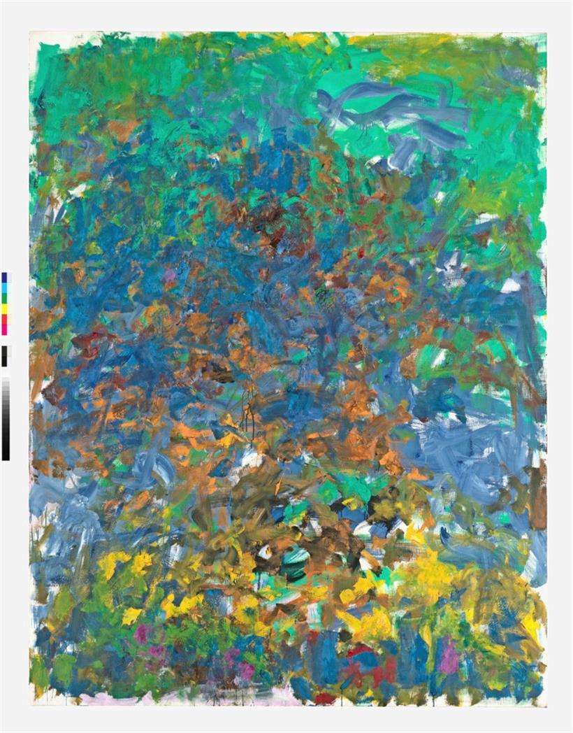 Joan Mitchell, La Grande Vallée, 1983, Huile sur toile, 260.4 x 200 cm, Fondation Louis Vuitton, Paris
