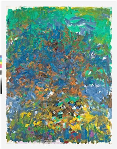 Joan Mitchell, La Grande Vallée, 1983, Huile sur toile, 260.4 x 200 cm, Fondation Louis Vuitton, Paris
