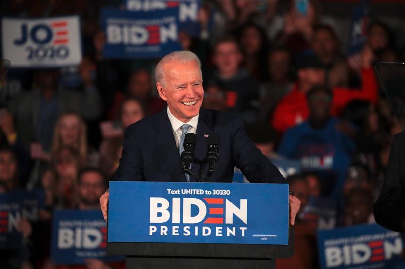 Joe Biden hat allen Grund zur Freude nach der Wahl in South Carolina.
