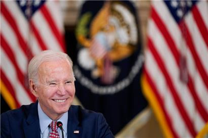 Joe Biden während eines Treffens im Weißen Haus
