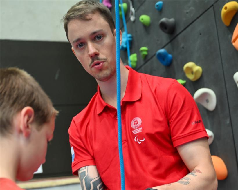 Joé Schmit hofft, an den Paralympics 2028 in L.A. teilzunehmen
