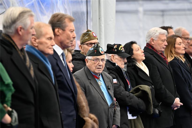 John D. „Jack“ Foy, 99-jähriger Veteran an der Seite des großherzoglichen Paars

